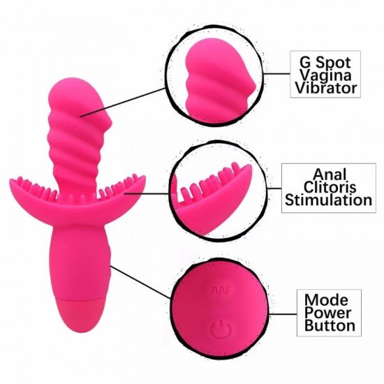 Vibrador Estimulador Triple Recargable Indulgence Wild Ride