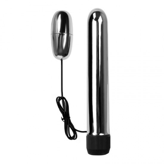 Vibrador Clásico Doble Silver