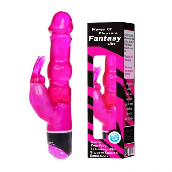 Vibrador Multispeed con Estimulador de Clitoris