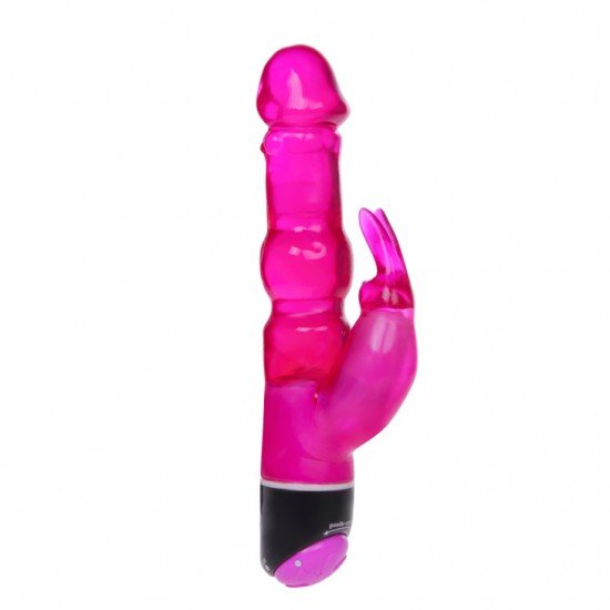 Vibrador Multispeed con Estimulador de Clitoris