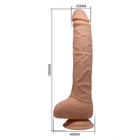 Consolador Gigante Realístico Beautiful Dick Real Deal 28 x 4.2 cm.