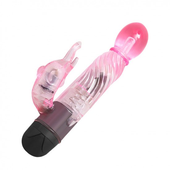 Vibrador con Estimulador de Clítoris Elephant Lover