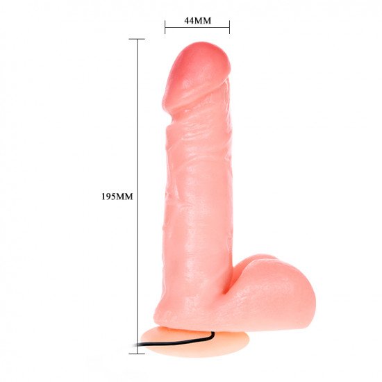 Vibrador Realistico Mulato 8"