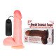 Vibrador Realistico Mulato 8"