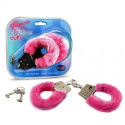 Esposas de Metal con Peluche Play With Me - Play Time Cuffs - Red