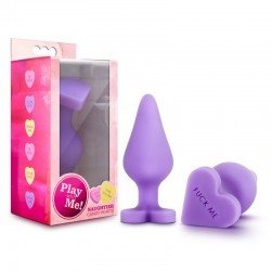 Plug Anal Play With Me - Naughtier Candy Heart - Fuck Me - Purple