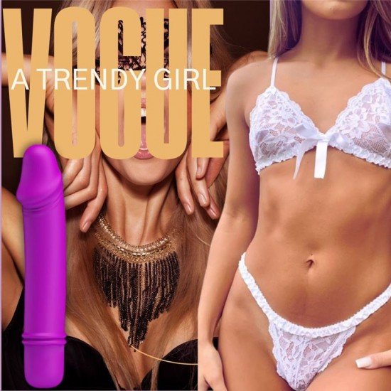 Kit A Trendy Girl - Delicado Conjunto + Vibro