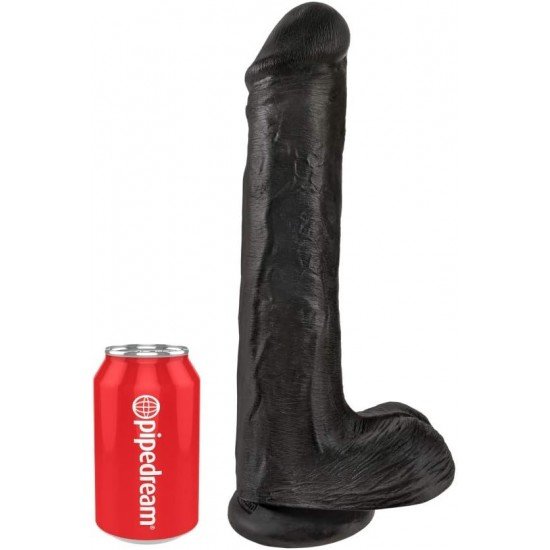 Consolador Gigante King Cock 13" Cock with Balls Black