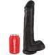 Consolador Gigante King Cock 13" Cock with Balls Black