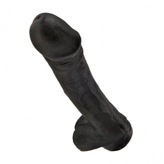 Consolador Gigante King Cock 13" Cock with Balls Black