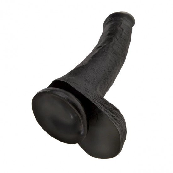 Consolador Gigante King Cock 13" Cock with Balls Black