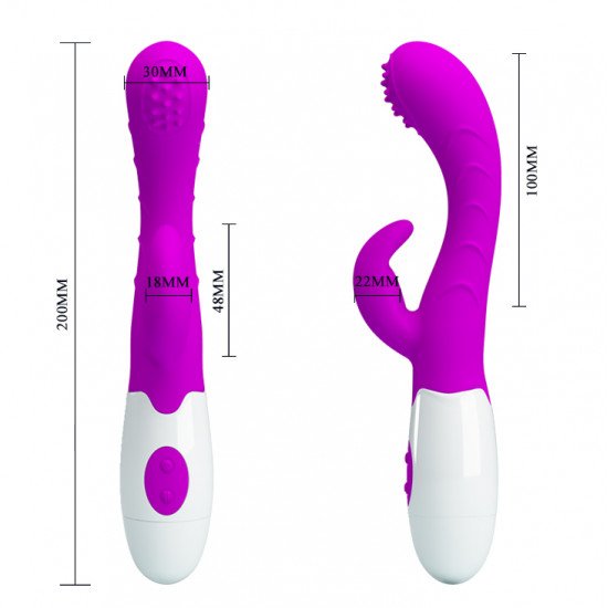 Vibrador Con Estimulador De Clitoris Y Punto G Rotativo Arthur