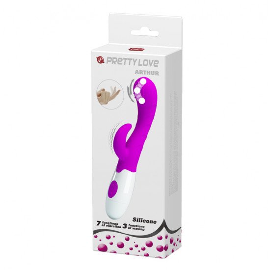 Vibrador Con Estimulador De Clitoris Y Punto G Rotativo Arthur