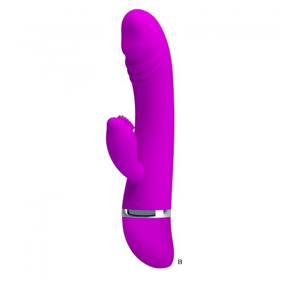 Vibrador con Estimulador de Clitoris David 30 Velocidades