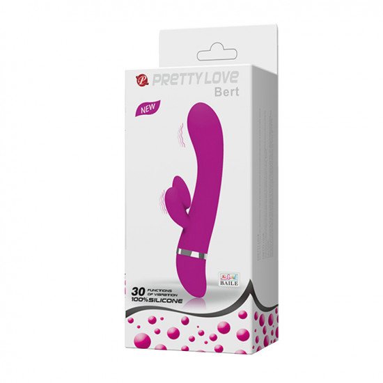 Vibrador con Estimulador de Clítoris Bert