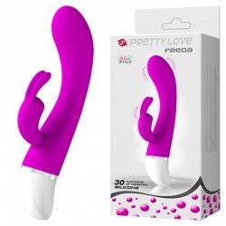 Vibrador con Estimulador de Clítoris Freda