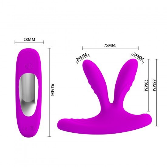 Estimulador Vibrador Dual Recargable Magic Fingers