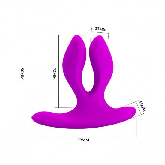 Estimulador Vibrador Dual Recargable Magic Fingers