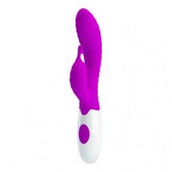 Vibrador con Conejo Estimulador de Clítoris 30 Funciones Pete