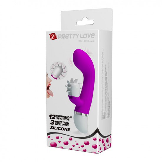 Vibrador con Lenguas Estimuladoras de Clítoris Sheila