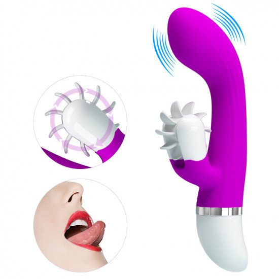 Vibrador con Lenguas Estimuladoras de Clítoris Sheila