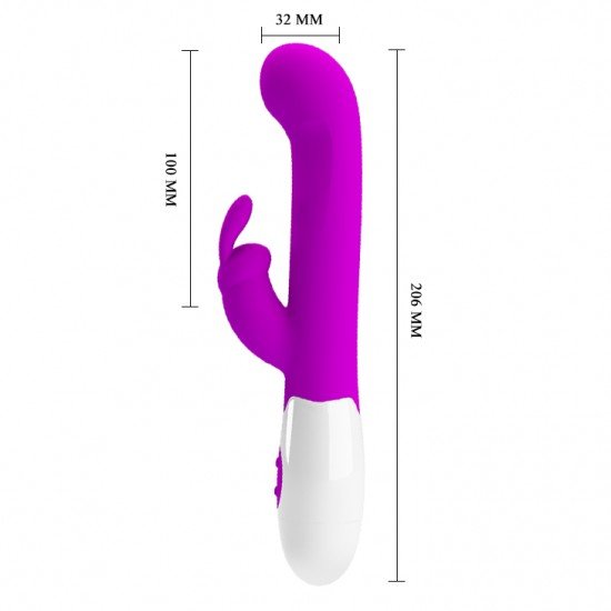 Vibrador con Conejo Estimulador de Clítoris 30 Funciones Centaur