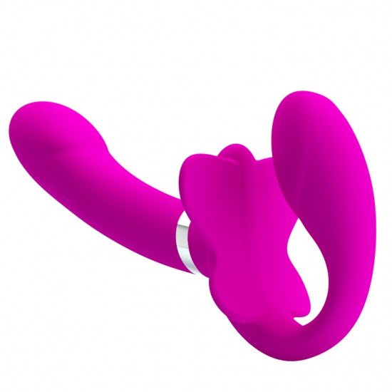 Arnés con Vibrador Strapless Valerie