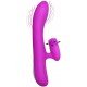 Vibrador Recargable Con Estimulador Rotador Derrick Elton