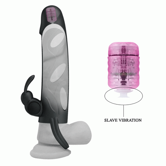 Funda con Vibracion Para Pene y Microvibro Pretty Love 5'5