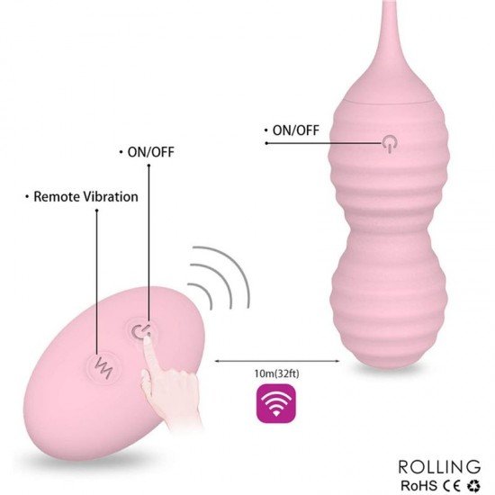 Rolling Bolas Vaginales Vibrador Inalambrico Multifuncional
