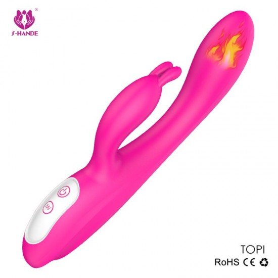 Vibrador Recargable Con Calor Naughty