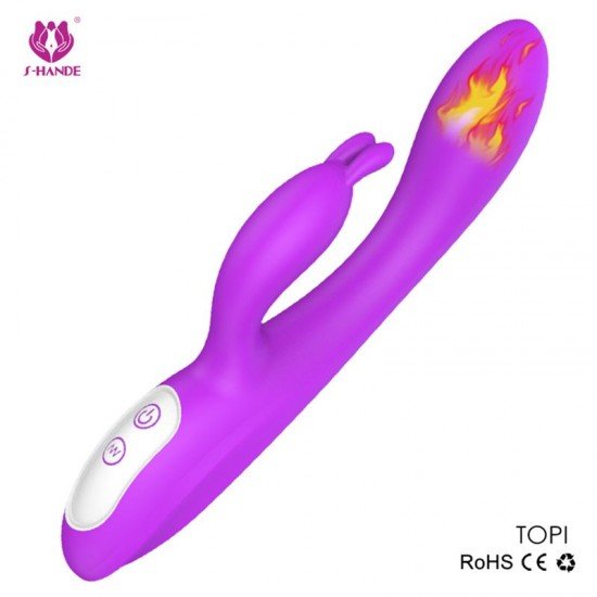 Vibrador Recargable Con Calor Naughty