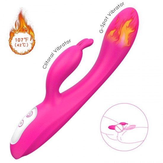 Vibrador Recargable Con Calor Naughty