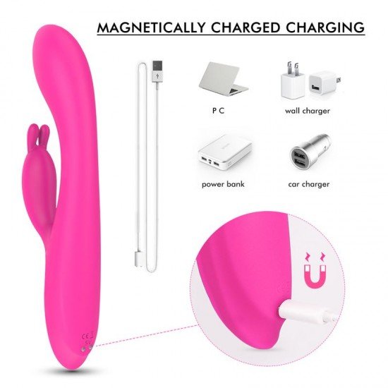 Vibrador Recargable Con Calor Naughty