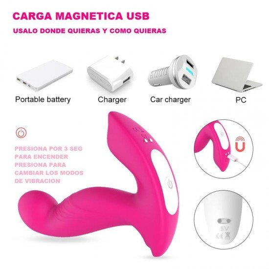 Vibrador Multifuncion Recargable Eve