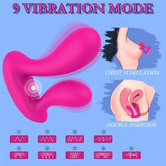 Vibrador Doble Penetracion Multifuncional Mento