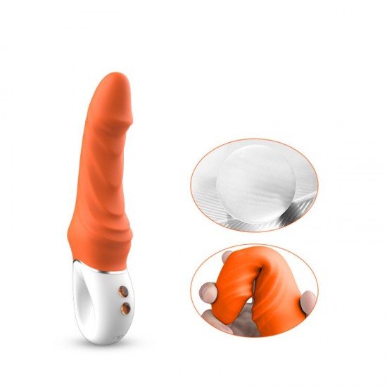 Vibrador de Silicona Recargable Tornado