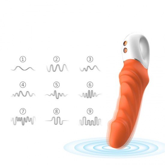 Vibrador de Silicona Recargable Tornado