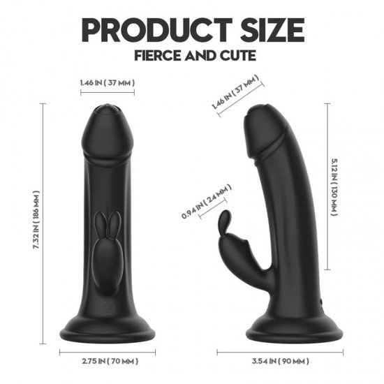 Vibrador Con Ventosa King Cesar