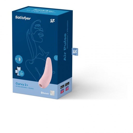 Vibrador Succionador Satisfyer Curvy 2+ Pink