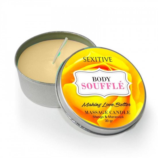 Vela Para Masajes Body Souffle Mango & Maracuya 30 grs.