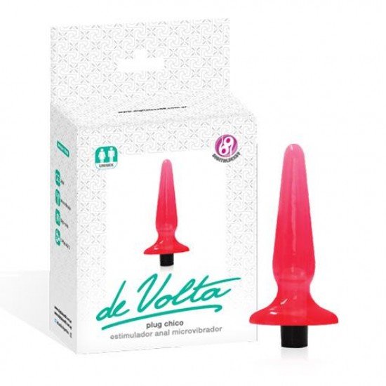 Dilatador Anal Plug Chico con Microvibro Inalambrico