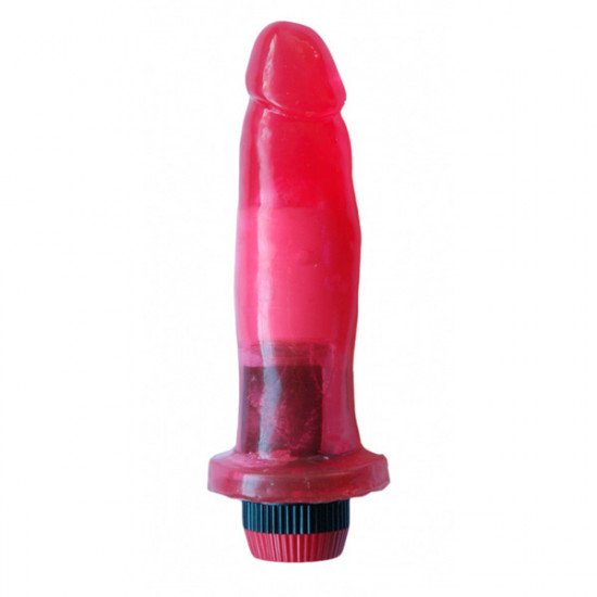 Normal - Vibrador Jelly Rojo